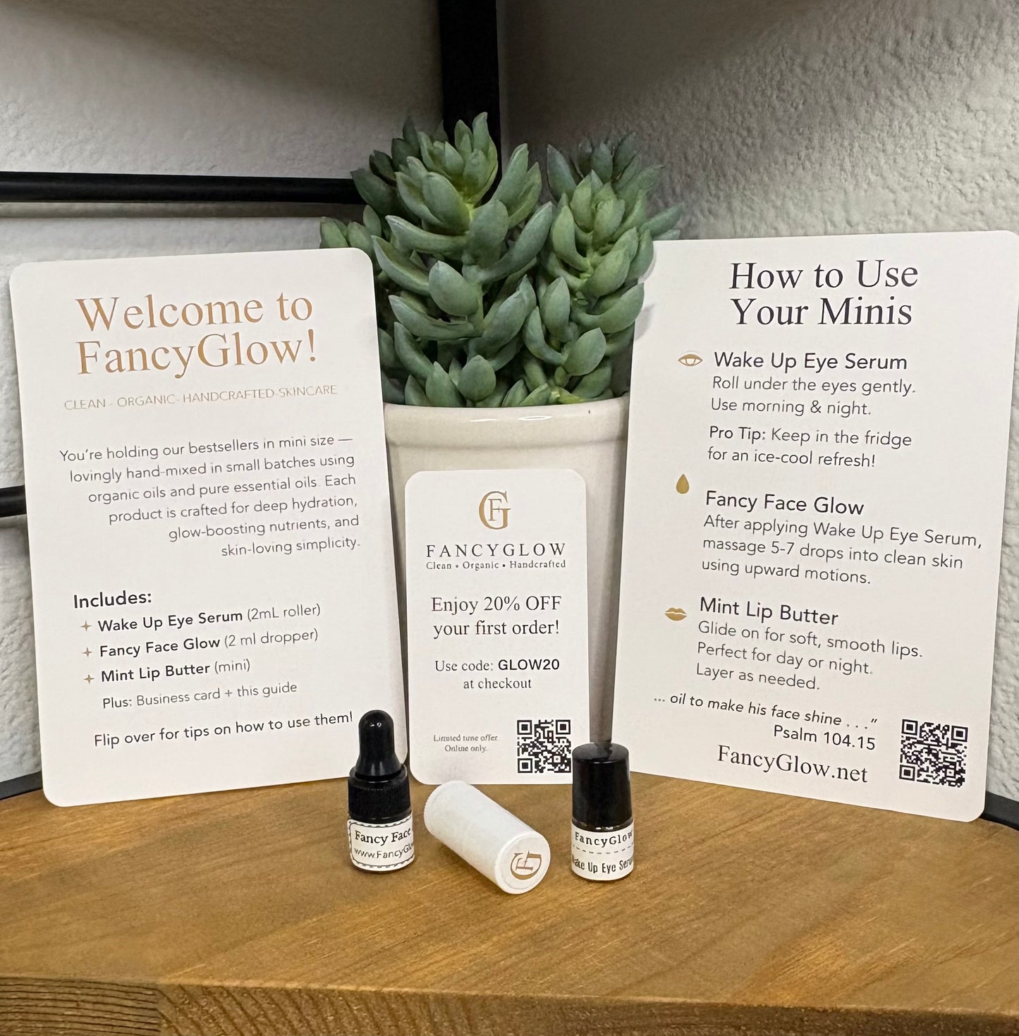 FancyGlow Sample Kit – Try Our Bestsellers + 20% Off