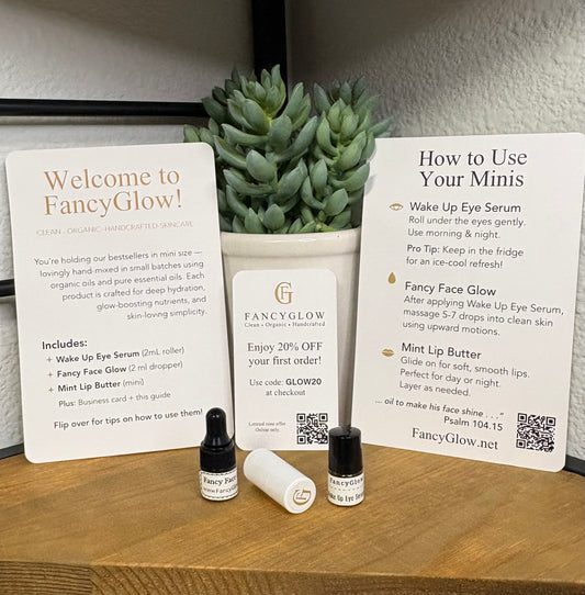 FancyGlow Sample Kit – Try Our Bestsellers + 20% Off